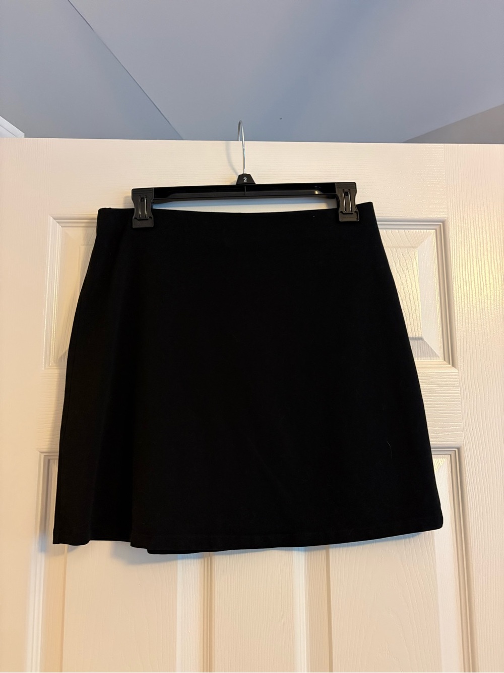 H&M Black A-Line Mini Skirt